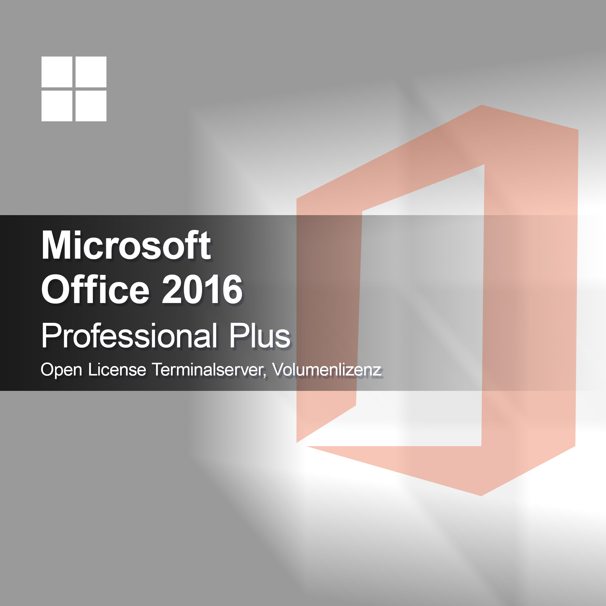 Microsoft Office 2016 Professional Plus Open License Terminalserver Volumenlizenz